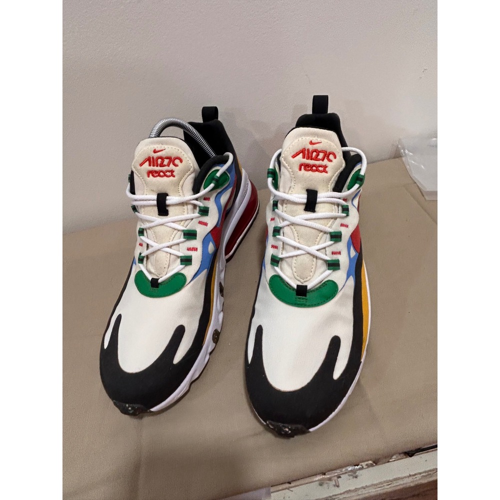 Nike Air Max 270 React Bauhaus Multicolor Sneakers DA2610-161 Mens 10.5